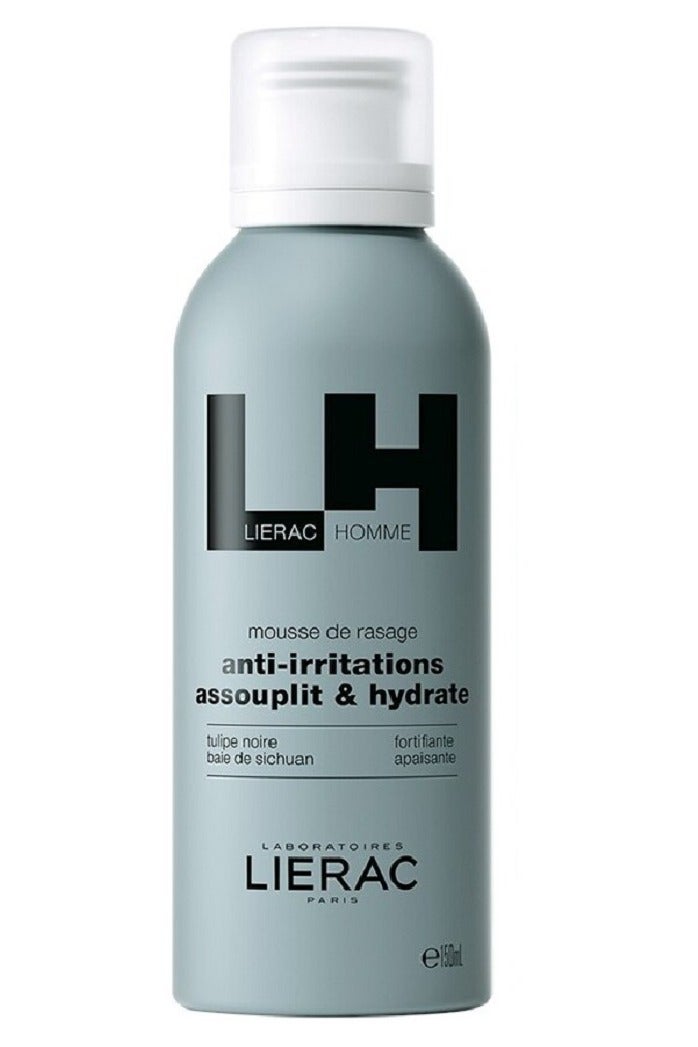Lierac Homme Shaving Foam Hydrates, Softens and Soothes 150ml - Image 1