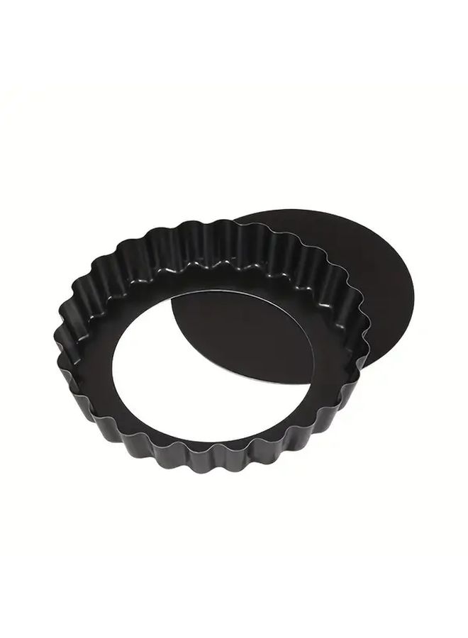9pcs Stainless Steel Mini Tart Molds 3 Inch Removable Bottom Non Stick Bakeware - Image 5