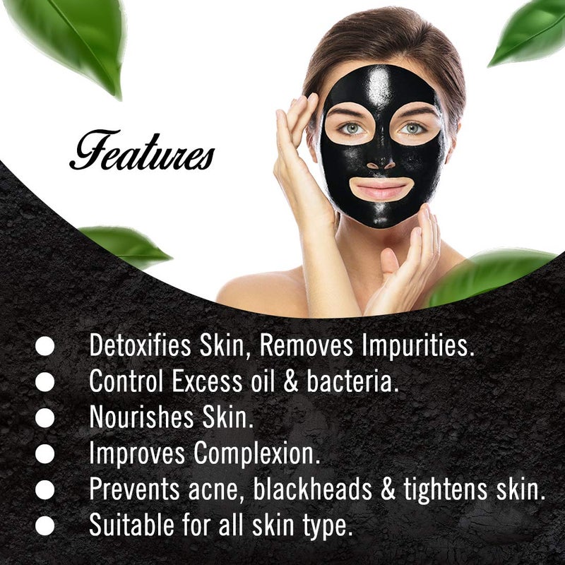 KEYA SETH AROMATHERAPY, DEVICE OF DROP Keya Seth Aromatherapy Charcoal Peel Off Mask Blackhead Dead Skin Removal Tightens Pores Deeply Cleanses for Men Women Enriched with Vitamin C Rose Extract Activated CharcoalPack Of 2  - Image 4