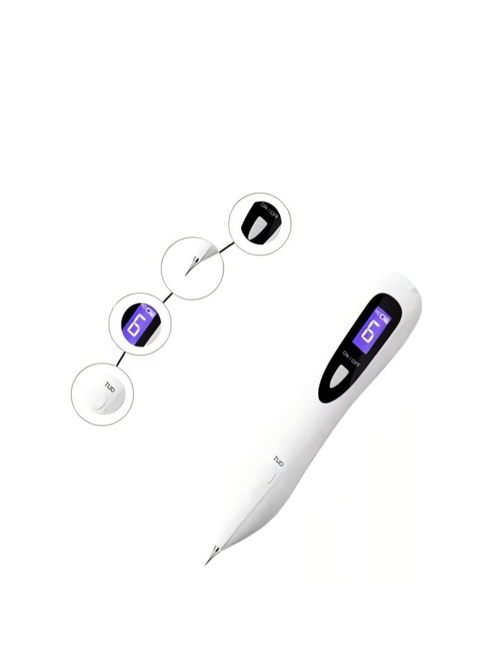 LCD display beauty mole removal pen, painless tattoo wart removal pen, portable beauty care equipment, small white mole removal pen, small mole removal pen, home facial traceless water repair cream