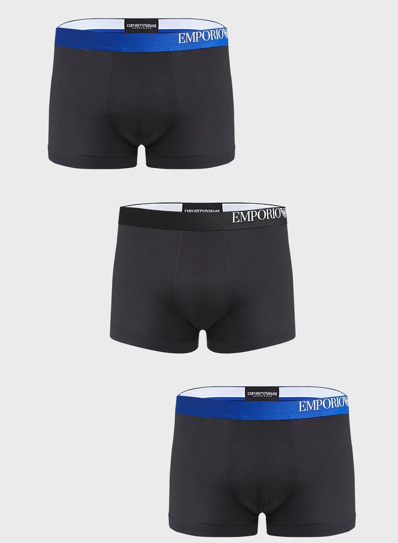 EMPORIO ARMANI 3-Pack Of Trunks