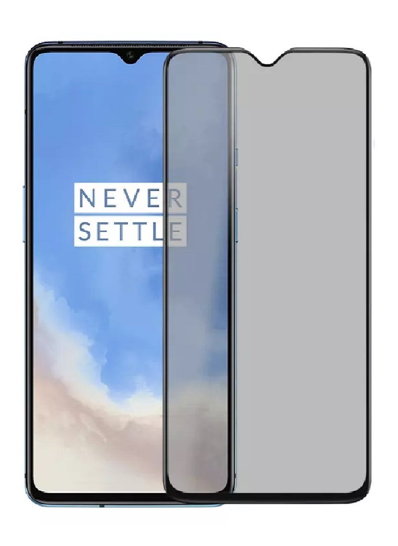 we3 Tempered Glass Screen Protector Anti-Spy Privacy Designed For OnePlus 7T Full Glue Edge to Edge Full Screen Coverage And Bubble Free  - Image 1
