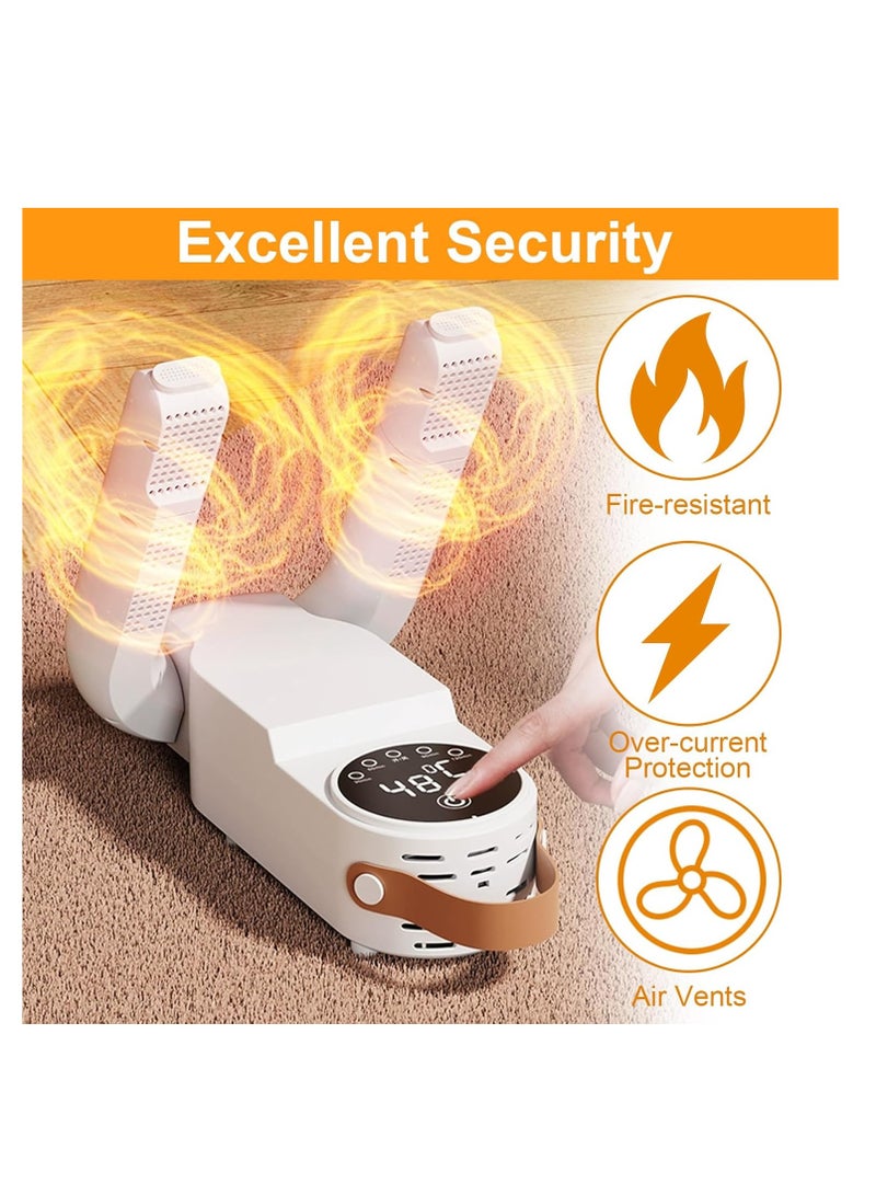 Boot Dryer Shoe Dryer with Timer and Antibacterial Function Socks Glove Dryer Shoe Care Products Football Boot Dryer Shoes Dryer Boot Warmers Shoe Warmer Trainer Dryer Boot Dryers Shoe Dryer - Image 2