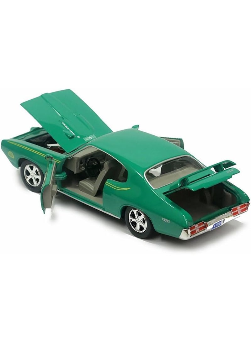 MotorMax Pontiac GTO Judge 1969 Die-Cast Model Car â€“ Green, 1:24 Scale - Image 4