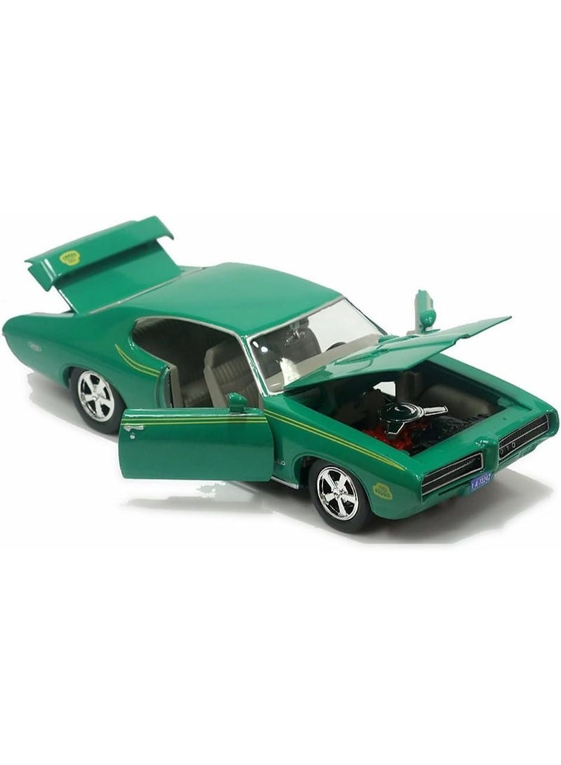 MotorMax Pontiac GTO Judge 1969 Die-Cast Model Car â€“ Green, 1:24 Scale - Image 5