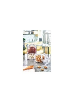 Spaceshoop 3 Tier Stacking Jars Round Clear Acrylic Candy Jar with Lid  - Image 3