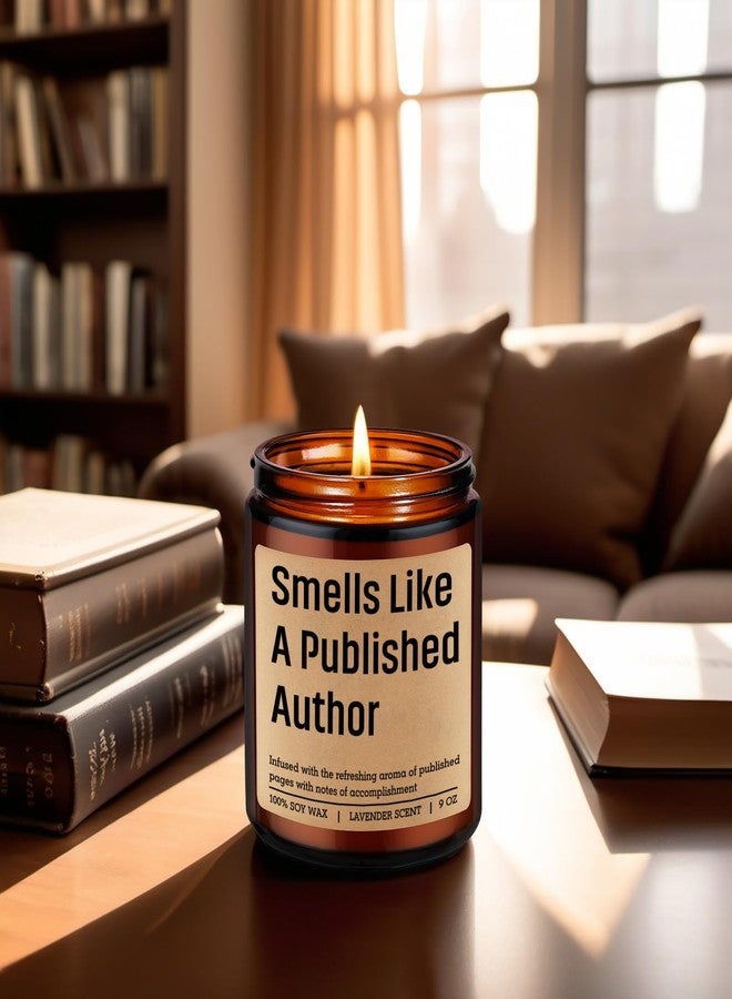 LEADO Smells Like a Published Author Candle - Creative Gifts for Writers, Congrats New Author Gifts for Women, Men - Mothers Day, Literary, Writing Present for Book Writer, Novelist, Poet, Playwright - Image 5