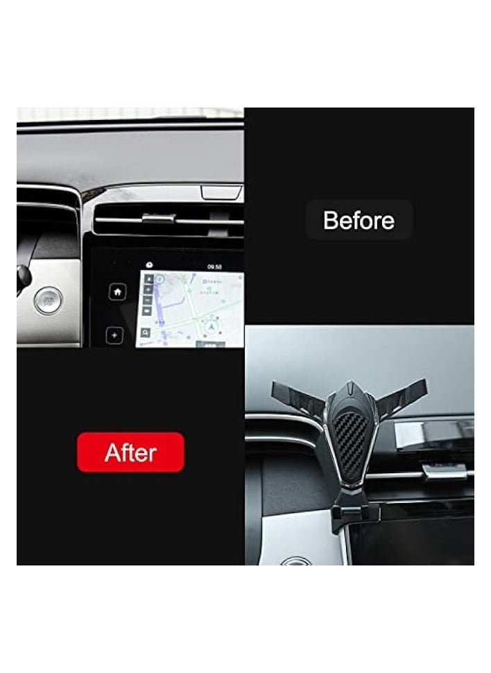 erorex Hyundai Tucson NX4 2022 2023 2024 Car Dashboard Air Vent Outlet A/C Mount Cell Phone Holder Stand Phone Cradles Car Accessories 1 Set  - Image 4