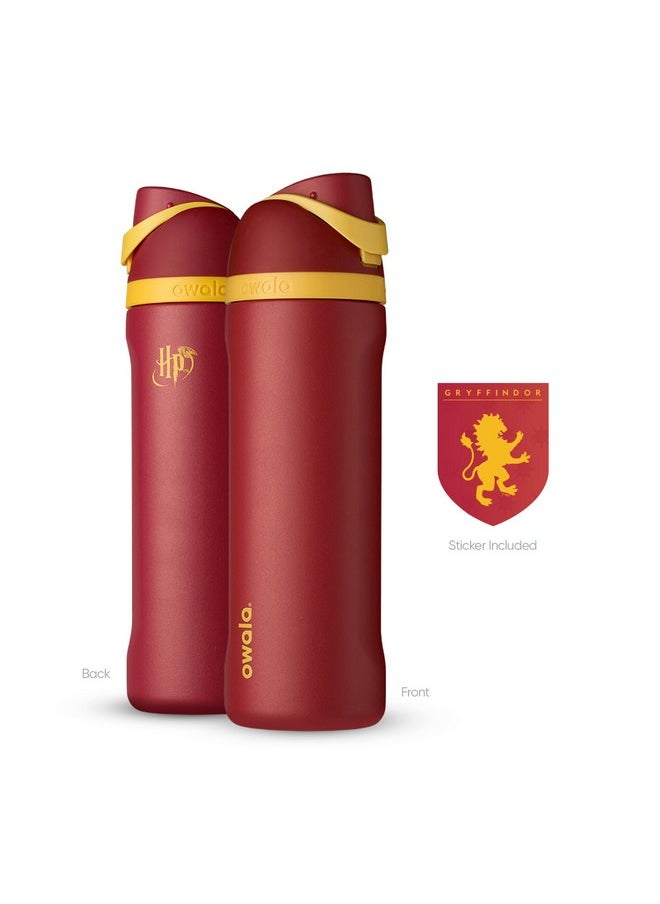 Owala Owala Harry Potter FreeSip Insulated Stainless Steel Water Bottle with Straw, BPA-Free Sports Water Bottle, Great for Travel, 24 oz, Gryffindor  - Image 5