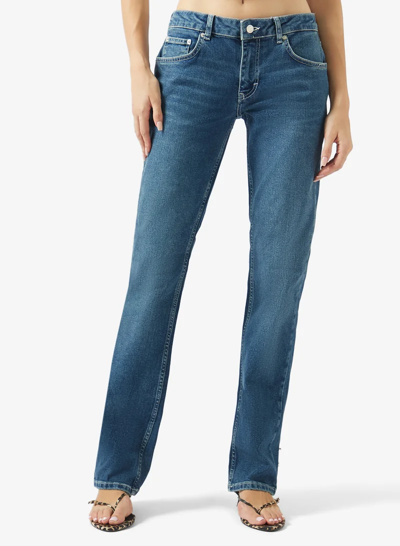 Topshop Slim Fit Low Rise Jeans