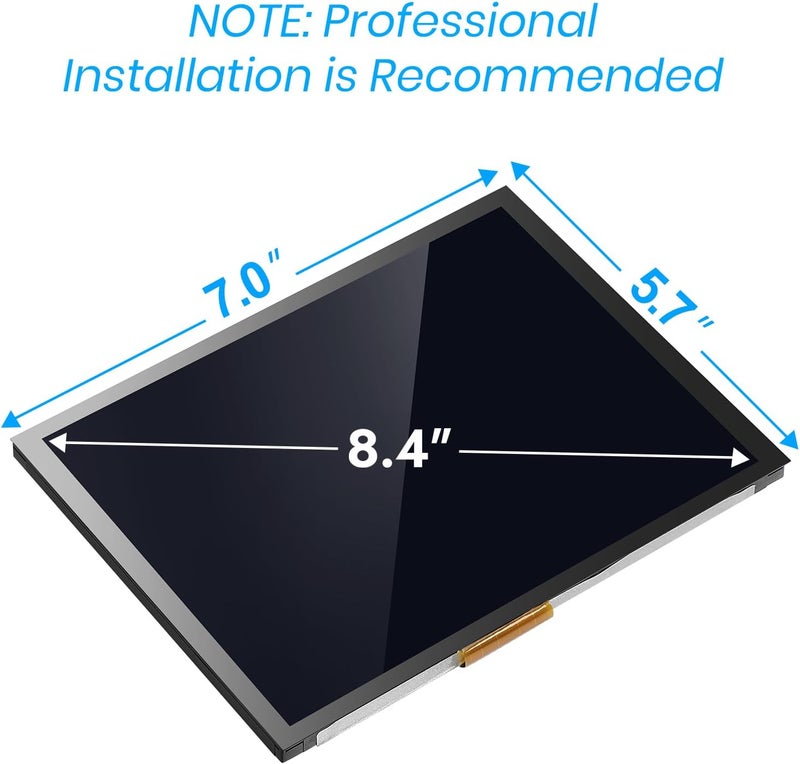 WonVon 17-22 Replacement 8.4" Uconnect 4C UAQ LCD Monitor Touch-Screen Radio Navigation for Dodge RAM Jeep Chrysler - Image 5