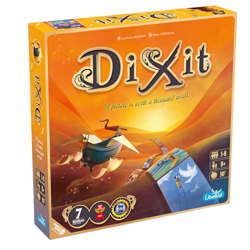 Asmodee Dixit Board Game (2021 Refresh) - The Award-Winning Game of Imagination, Creativity and Storytelling, Family Fun for Kids & Adults, Ages 8+, 3-6 Players, 30 Minute Playtime - Image 1