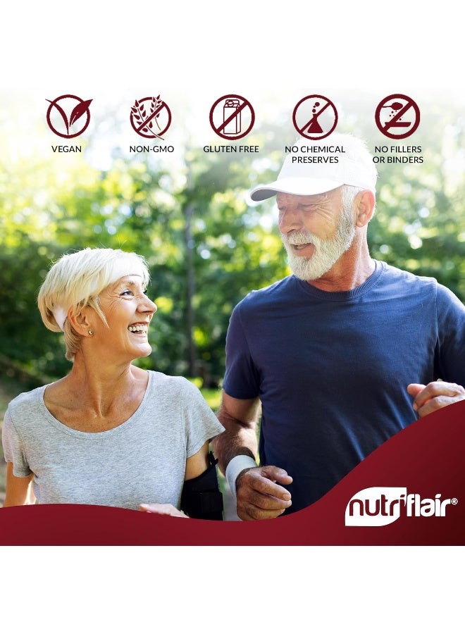 NutriFlair D Mannose 1500mg, 120 Capsules - with Cranberry and Dandelion Extract - Natural Urinary Tract Infection, UTI Support - Best DMannose Powder - Flush Impurities, Detox Body, for Women and Men - Image 4