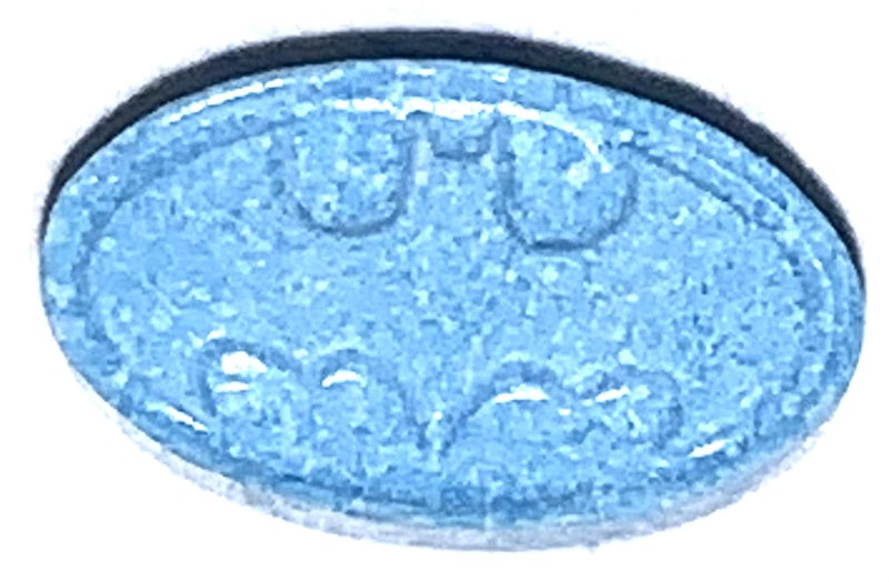 Ata-Boy Batman Nemesis Sour Blue Raspberry Candy Collector Batman Logo Tin - One (1) Tin - Batman Emblem Shapped Candies - Joker - Image 3