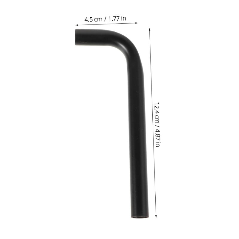 Black Bendable Lamp Stem Replacement Iron Fixture Rods For DIY Repair Accessories - Image 3