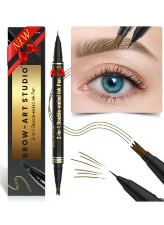 Microblading Eyebrow Pencil Brow Pencil 2In1 Dualended Eyebrow Pen With 3Prong Microforktip Applicator And Precise Brushtip Create Naturallooking Brows Stay On All Day Light Brown - pzsku/Z80634D306FF985D812E5Z/45/_/1721981567/6527d39c-4784-4b47-b54e-9929e09d668f