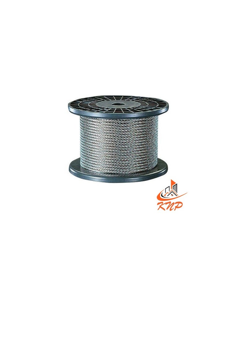 KNP Galvanised Steel Wire Rope - 100 Meter 1mm  - Image 1