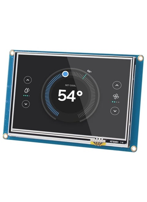 Nextion 5.0″ HMI Display Basic Series Touch Screen 800×480, Nextion Display With The Free Nextion Editor Software, Suitable For Racing Dashboard, Home Appliance, Etc.