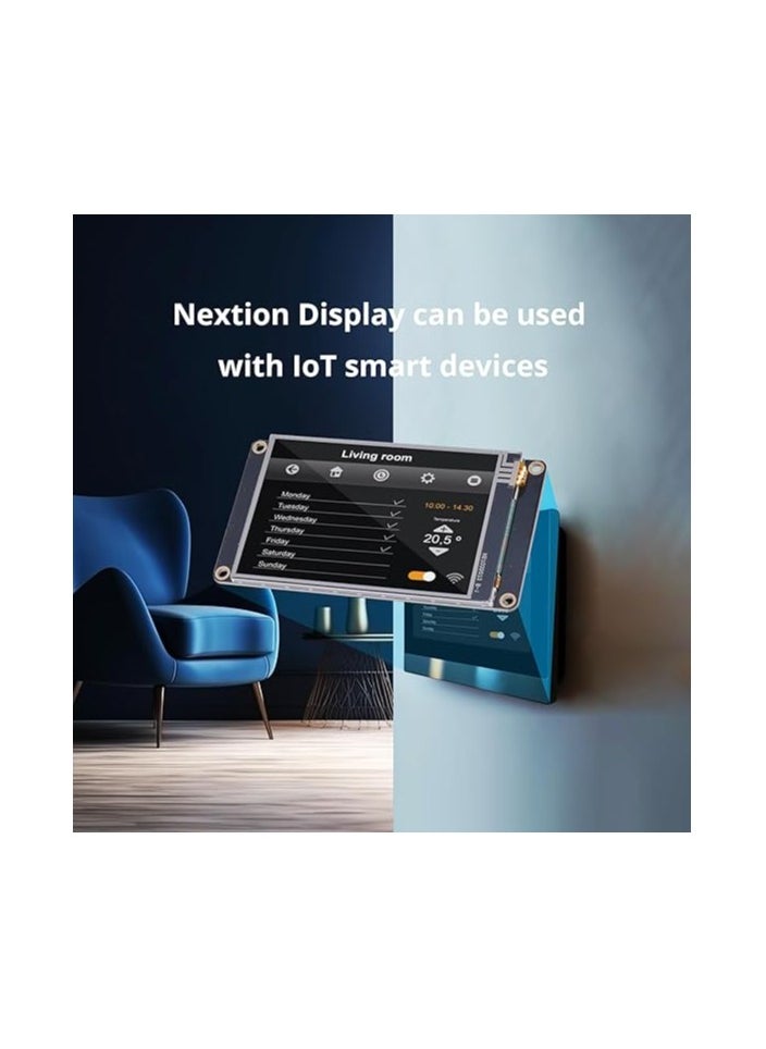 NEXTION - Nextion 5.0″ HMI Display Basic Series Touch Screen 800×480, Nextion Display With The Free Nextion Editor Software, Suitable For Racing Dashboard, Home Appliance, Etc. - Image 1