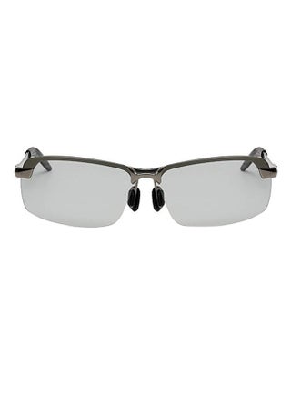 Men's Polarized Rectangular Frame Sunglasses