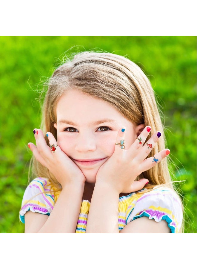 لعبة حلقات قابلة للتعديل لفتاة صغيرة في صندوق على شكل قلب (مجموعة من قطعتين) - Image 5