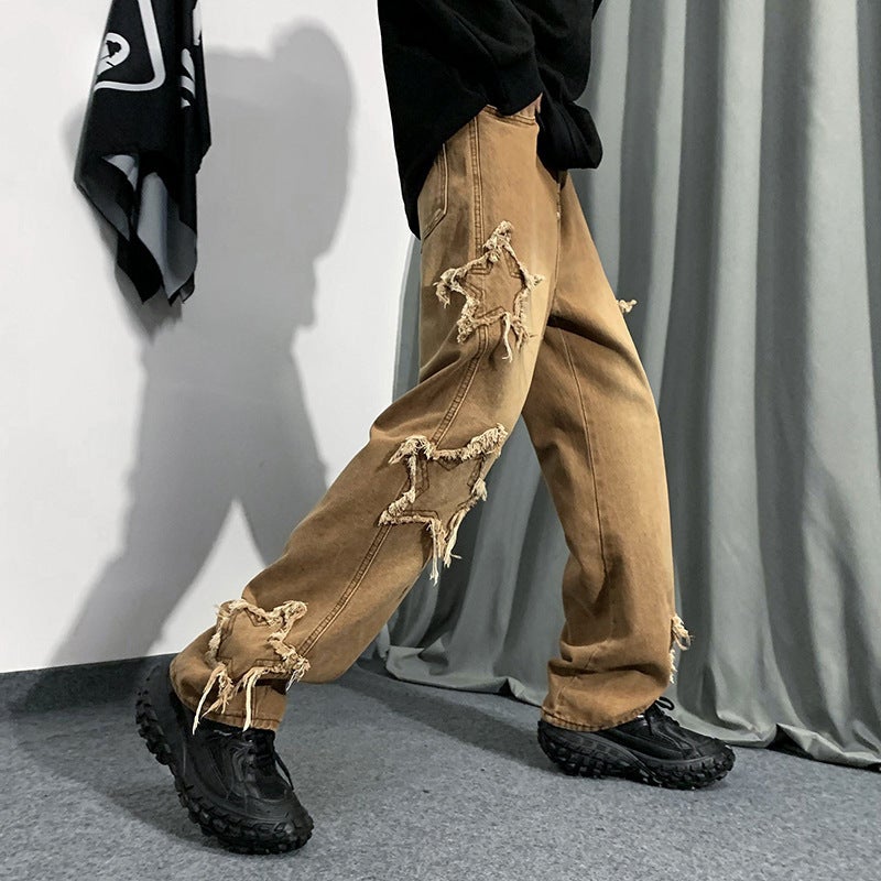 Unisex Casual Daily Denim Jeans - Image 3