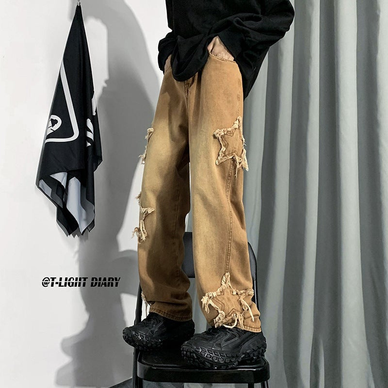 Unisex Casual Daily Denim Jeans - Image 5