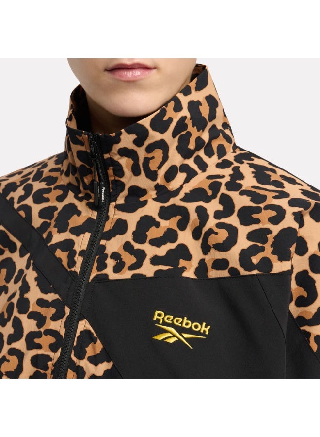 Reebok Animal Print Vector Track Jacket - Image 3