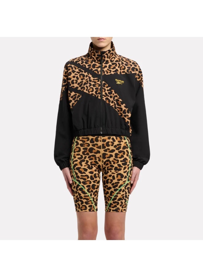 Reebok Animal Print Vector Track Jacket - Image 1