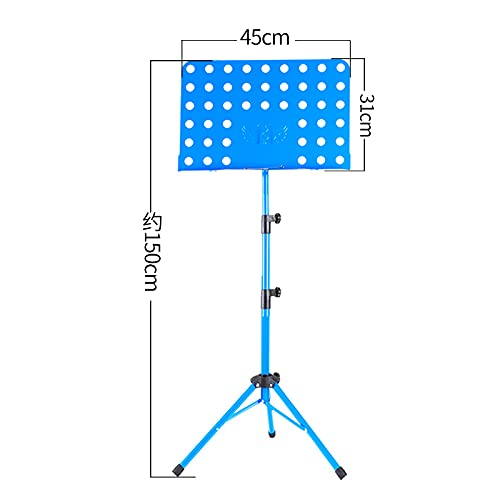 Belear A-7 Blue Notation Stand, Height Adjustment, Music Lyrics Stand - Image 2