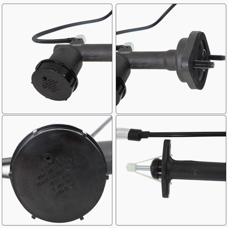 HLUCHY Clutch Master and Slave Cylinder Assembly for Jeep Wrangler 1997-2002 - Image 5