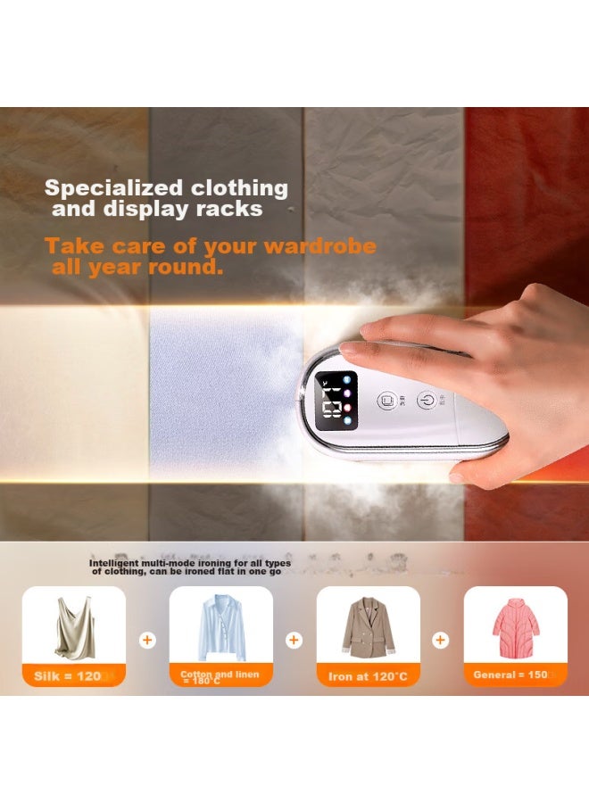 Torras Ironhandheld Ironing Machine Household Steam Hanging Ironing Machine Travel Mini Electric Ironsmart Display | Self-cleaning - Image 1