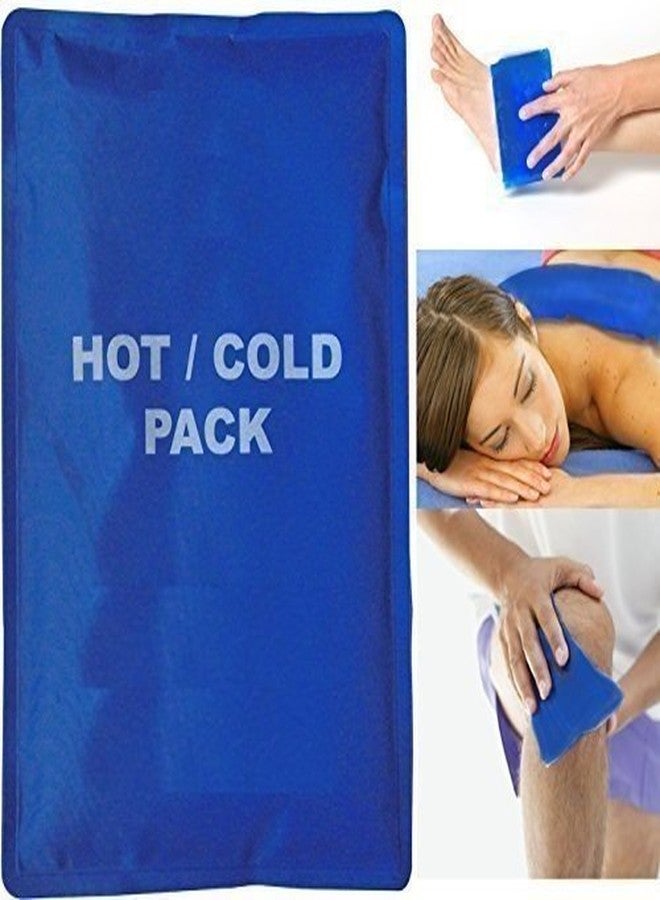 Iktu Duo Hot Cold Gel - Soft Touch Compress For Therapy, Pain Relief, First Aid - Reusable Microwaveable Hot and Cold Bag - Non Toxic CMC Gel (Random Colors) - Image 1