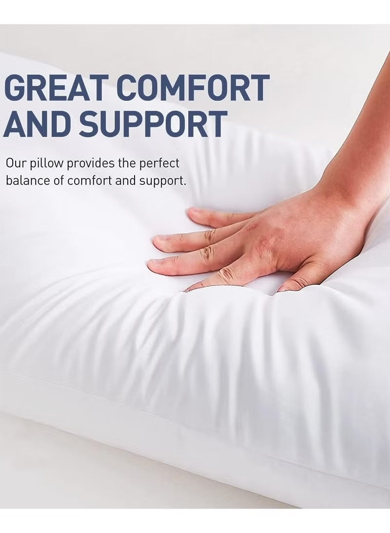 ZEESQUARE Premium Full Body Pillow for Adults 120x45 cm – Ultra Soft Pregnancy Pillow, Long Body Support Cushion for Side Sleepers, Breathable Polyester Fiber Filling with Cotton Cover, Sleeping Hug Pillow for Back, Neck & Leg Support, Multi-Color - Image 5