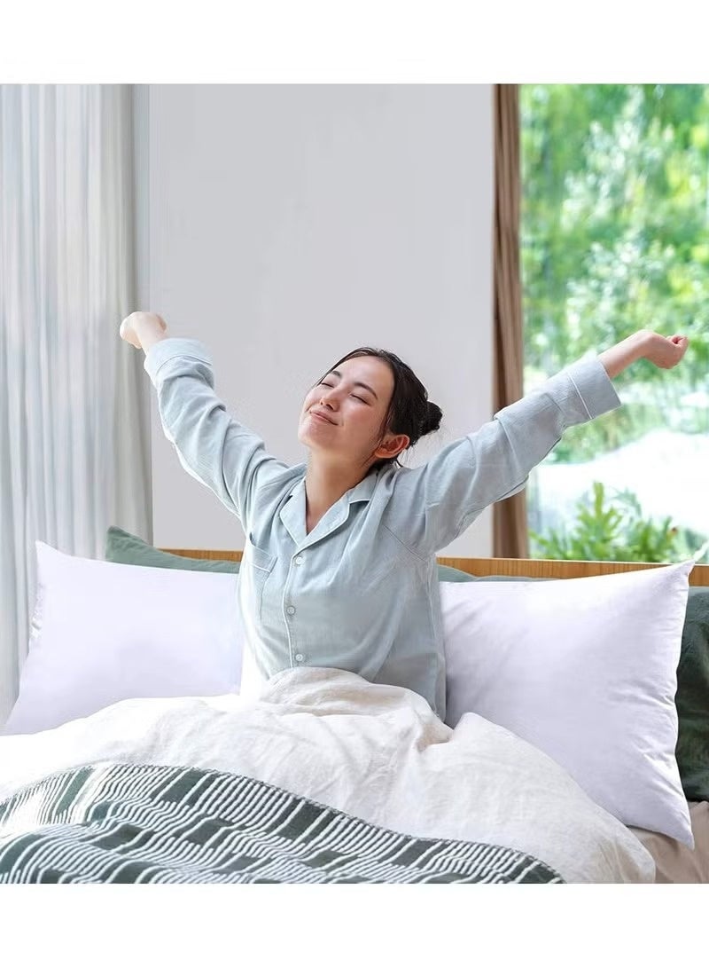 ZEESQUARE Premium Full Body Pillow for Adults 120x45 cm – Ultra Soft Pregnancy Pillow, Long Body Support Cushion for Side Sleepers, Breathable Polyester Fiber Filling with Cotton Cover, Sleeping Hug Pillow for Back, Neck & Leg Support, Multi-Color - Image 3