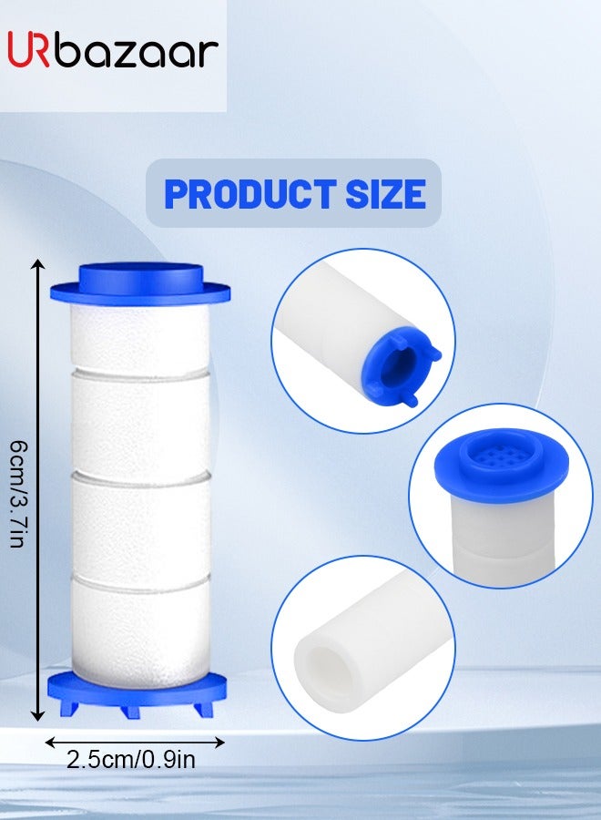 URbazaar 6 Pcs Showerhead Filter PP Cotton Cartridge Filter High Pressure Handheld Showerhead Filter for High Pressure Shower Sets - Image 2