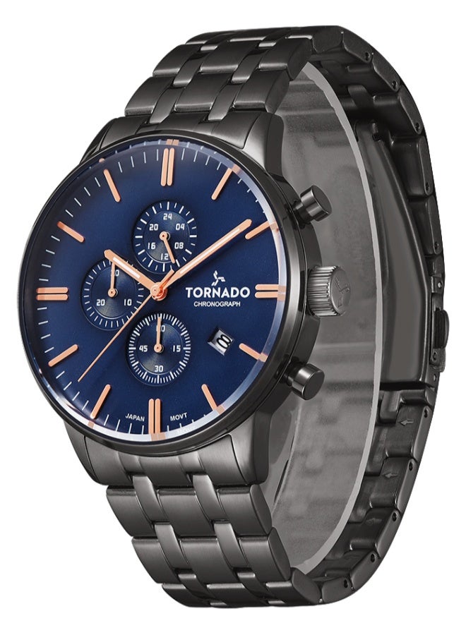 TORNADO Stainless Steel Chronograph Watch T6102-XBXLK - 42 mm - Image 2