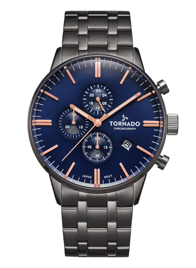 TORNADO Stainless Steel Chronograph Watch T6102-XBXLK - 42 mm