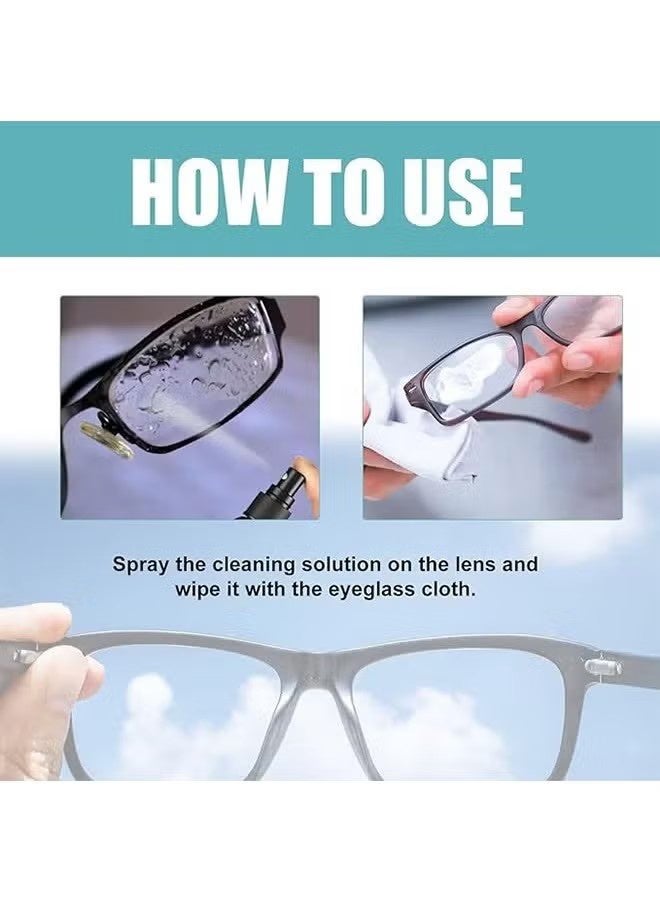 GECLL Spectacle Lens Cleaning And Maintenance Spray 60ml, Glasses, Mobile Phones And Electronic Screens, Optical Surfaces, Safe Professional-grade Formula - Image 5