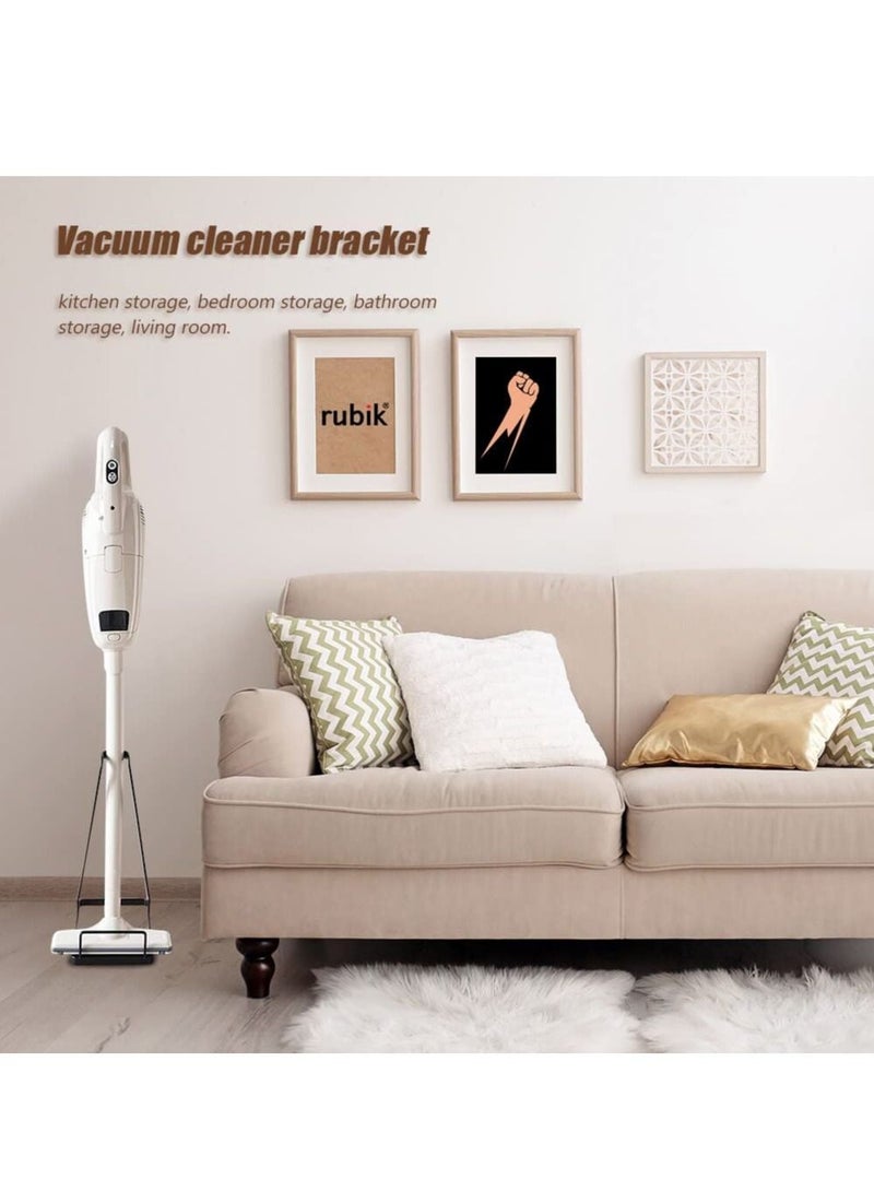 Rubik Vacuum Holder Rack Storage Stand (Japanese Style) for Handheld Vacuums Including Dyson V6 V7 V8 V10 and Other Brands White - Image 2