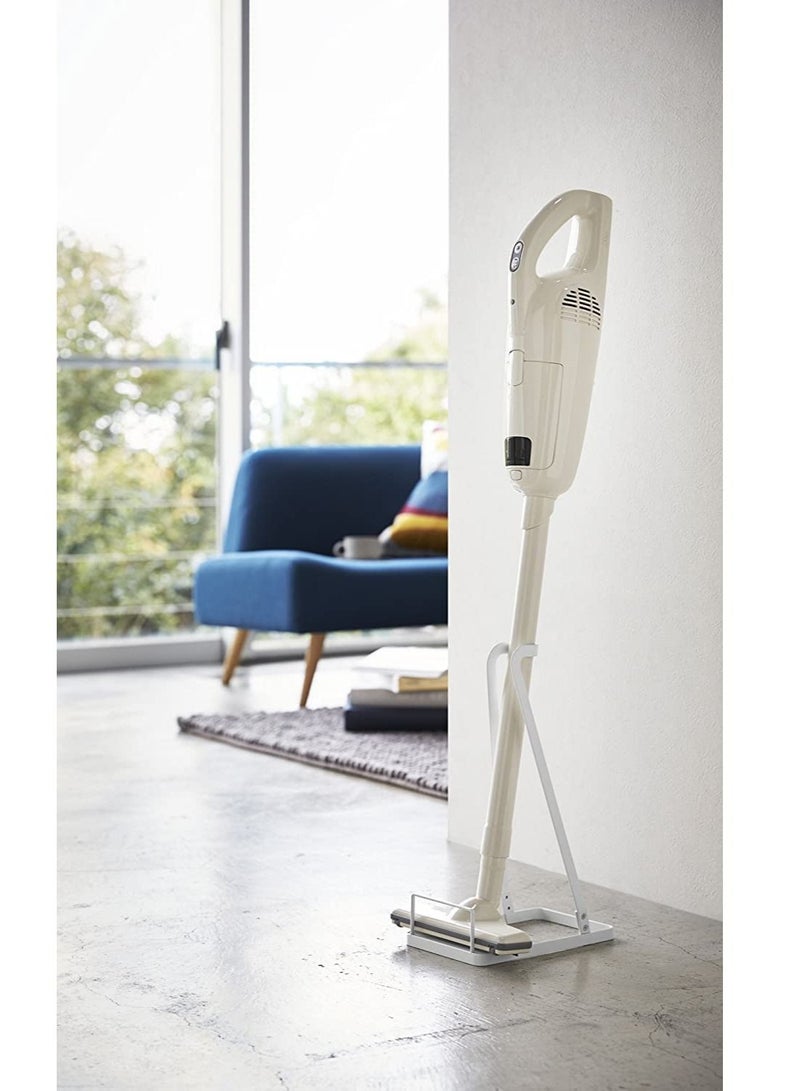 Rubik Vacuum Holder Rack Storage Stand (Japanese Style) for Handheld Vacuums Including Dyson V6 V7 V8 V10 and Other Brands White - Image 3