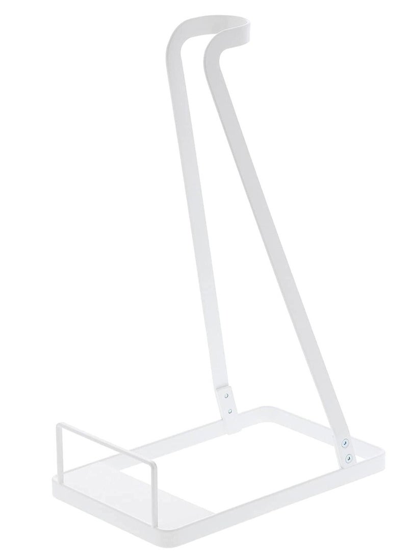 Rubik Vacuum Holder Rack Storage Stand (Japanese Style) for Handheld Vacuums Including Dyson V6 V7 V8 V10 and Other Brands White - Image 1