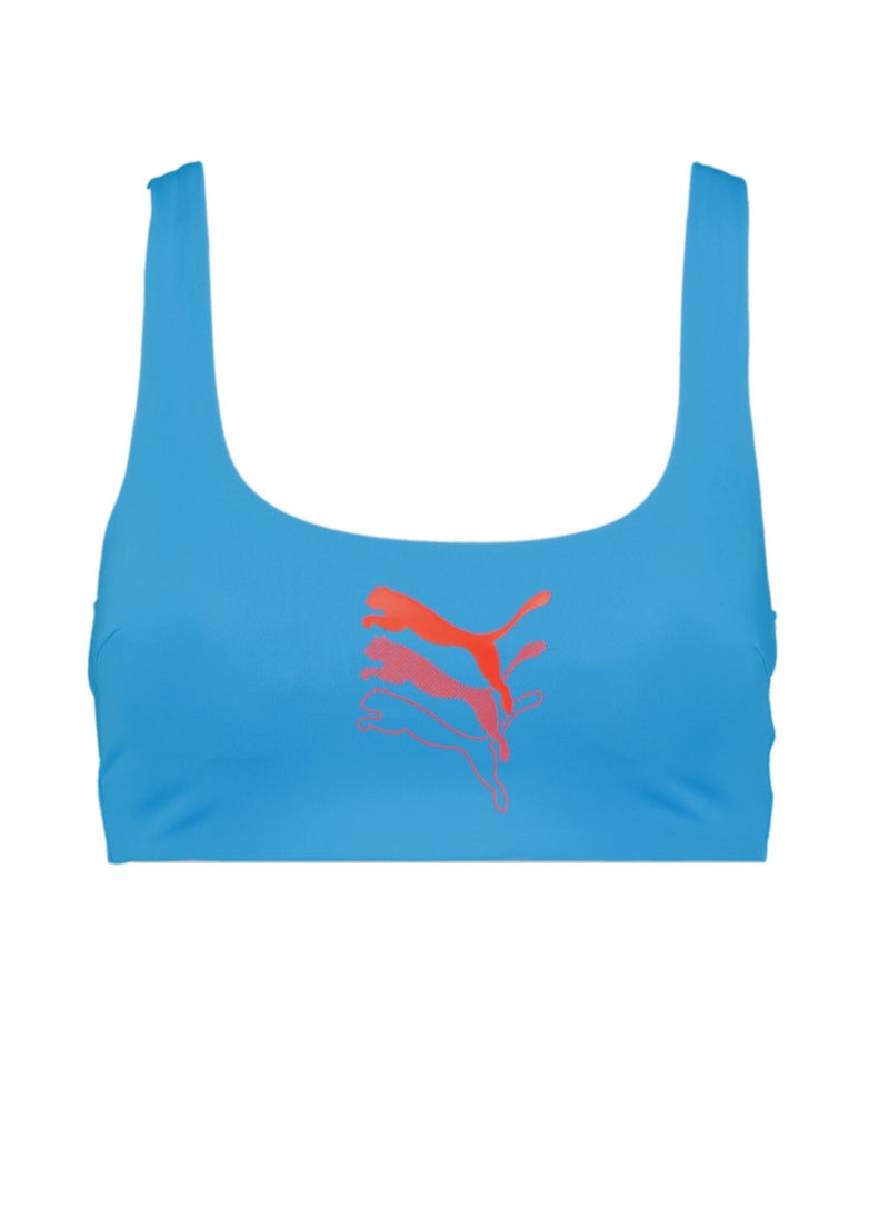 بوما - قطعة بيكيني علوية للنساء PUMA Swim Scoop Neck - Image 1