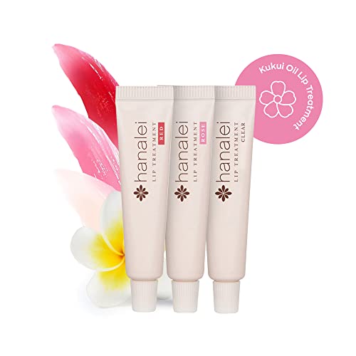 Hanalei Hydrating Lip Treatment Balm – Cruelty-Free, Paraben-Free Moisturizer for Severely Dry, Chapped Lips – Kukui Oil, Shea Butter & Grapeseed Oil –Multi Colored Tint, Travel-Size 3-Pack (5ml X 3) - Image 2