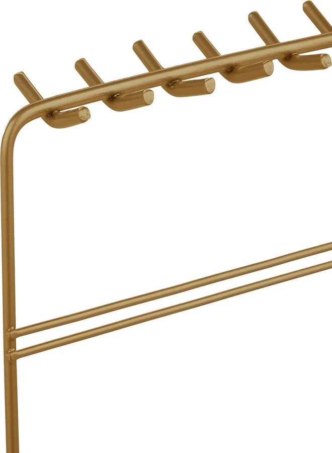 OGFC 56682 Jewellery Stand for Rectangular Earrings, Necklaces, Bracelets, Vertical Jewellery Box, 18 x 20 x 9 cm, Metal - Image 5