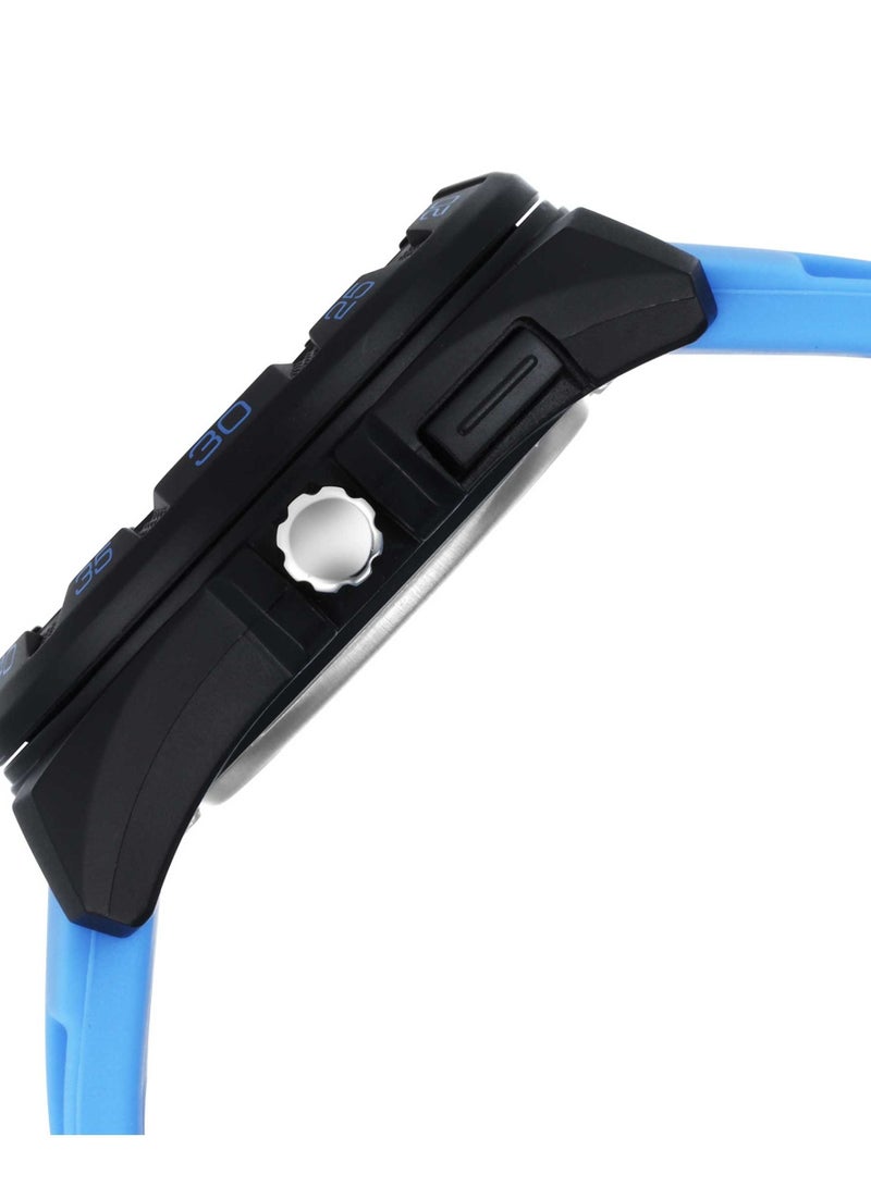Zoop Glow Watch with Black Dial & Plastic Strap