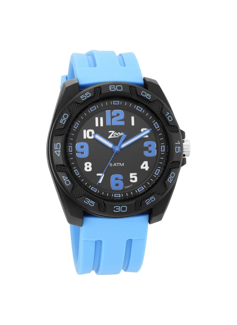 زوب Zoop Glow Watch with Black Dial & Plastic Strap