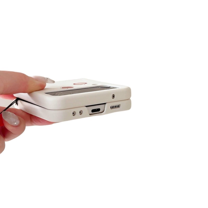 غطاء واقي، مقاوم للصدمات لـ Samsung Galaxy Z Flip 4، Multicolour PC، حماية من السقوط متعدد الألوان لترتيب الأغراض للاستخدام العملي سهل الحمل - Image 5