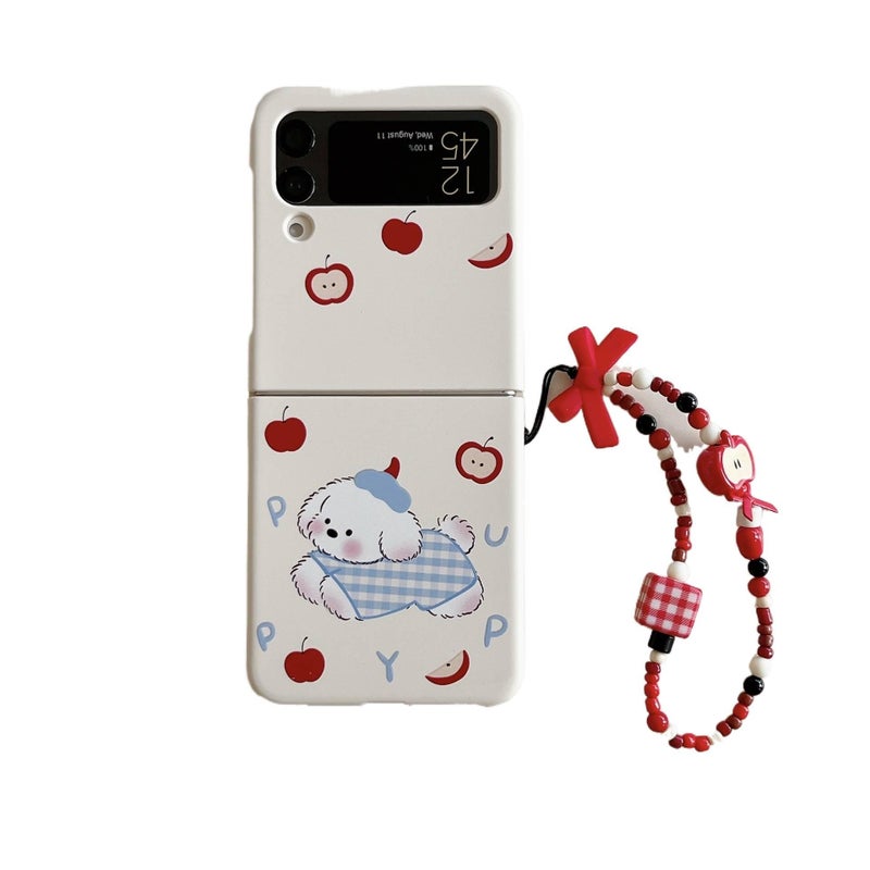 غطاء واقي، مقاوم للصدمات لـ Samsung Galaxy Z Flip 4، Multicolour PC، حماية من السقوط متعدد الألوان لترتيب الأغراض للاستخدام العملي سهل الحمل - Image 1