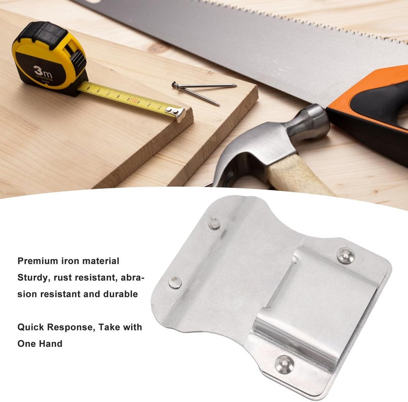 Magnetic Tool Belt Holder for Cordless Drill, Impact Driver, Tape Measure - Iron, Rust, Secure One-Hand Access for Construction & Maintenance - Image 2